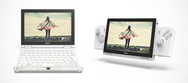 The Lavie Mini is a modern netbook that doubles as a game console