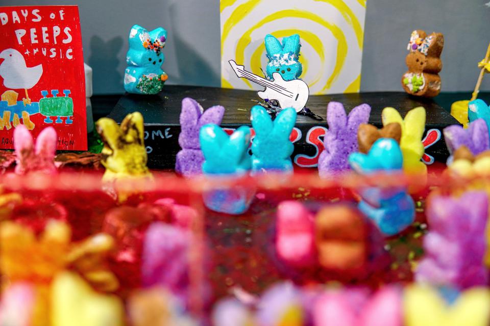 Peddler's Village, in Lahaska, hosts PEEPS® in the Village, a Spring contest displaying PEEPS® in not-so-natural but very creative habitats, including dioramas, sculptures, and 2-D wall art.
