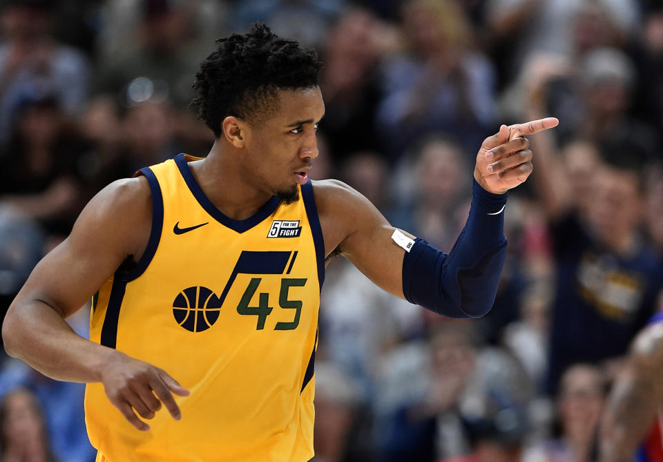 Donovan Mitchell is averaging 20.3 points this season. (Getty Images)