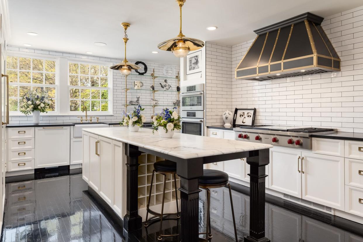 A view of the kitchen at Longmeadow Estate in Irvington.