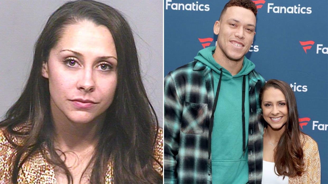 Samantha Bracksieck, the girlfriend of Yankees star Aaron Judge, was charged with extreme DUI. Pic: Scottsdale Police/Getty