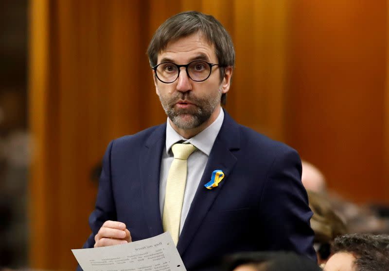 FILE PHOTO: Canada's Environment Minister Guilbeault speaks in the House of Commons in Ottawa