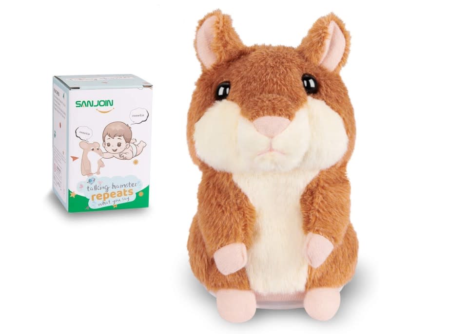 Talking Hamster Repeats What You Say. (Image via Amazon)