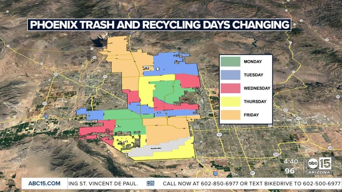 New Phoenix trash, recycling schedule in effect [Video]