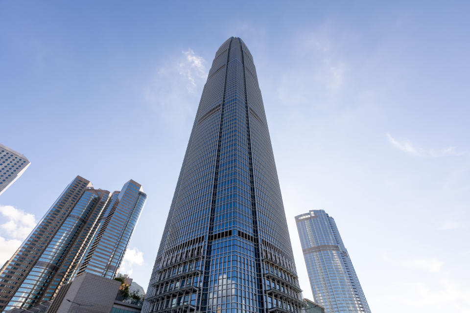 恆地收租物業包括國際金融中心。