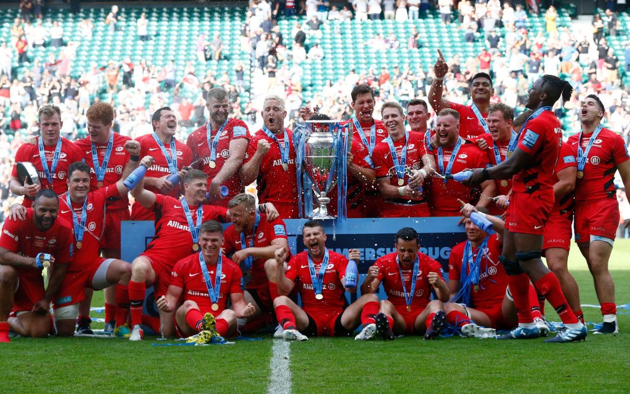 Another club will be celebrating at Twickenham in October  - GETTY IMAGES