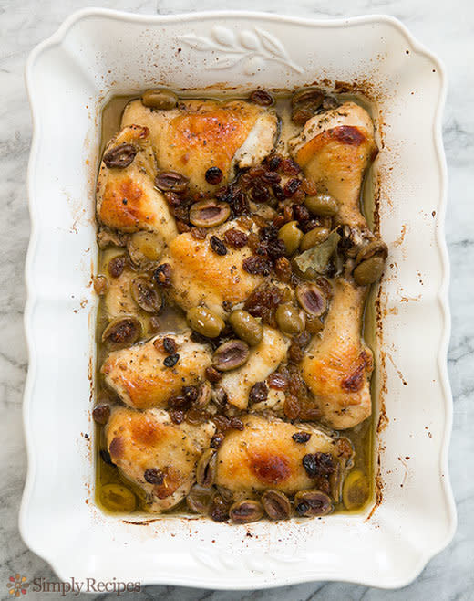 <strong>Get the <a href="http://www.simplyrecipes.com/recipes/spanish_baked_chicken/" target="_blank">Spanish Baked Chicken recipe</a> from Simply Recipes</strong>