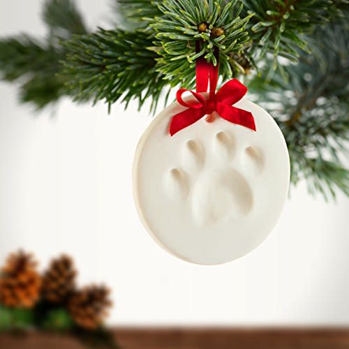 Pet Paw Print Ornament (Amazon / Amazon)