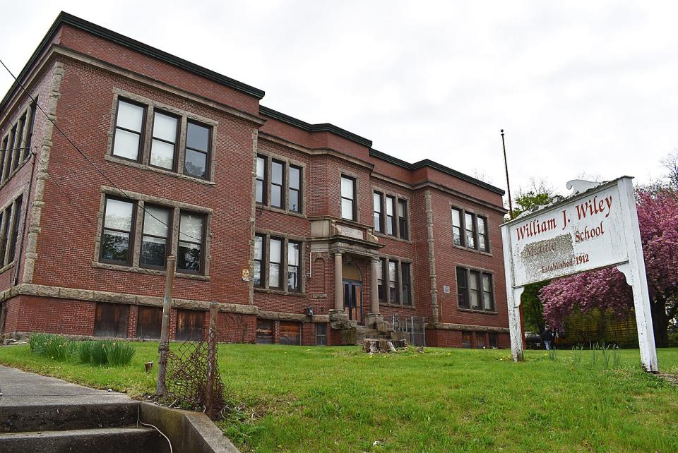 The former William J. Wiley School at 2585 N. Main St., Fall River, could be eligible for inclusion on the National Register of Historic Places.