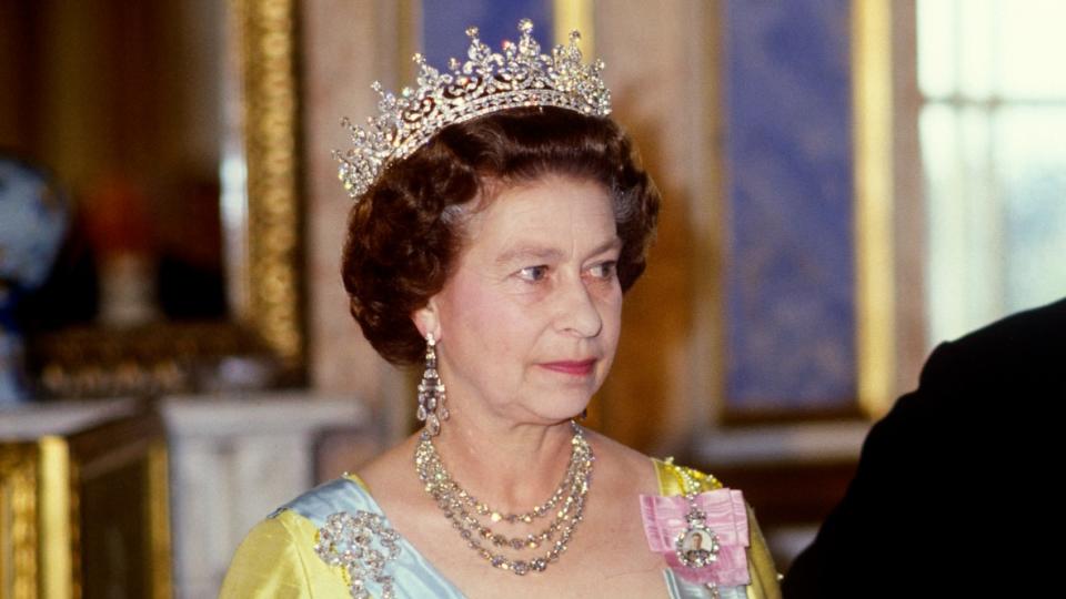 <p> Whilst there are no doubt many pieces in Queen Elizabeth&#x2019;s tiara collection that were of special significance to the monarch, there are those she had definitely worn more than others for major occasions, receptions and on tours over the years. </p> <p> This includes The Girls of Great Britain and Ireland tiara which despite its rather long name has a relatively simple design. The Queen was regularly been pictured wearing this tiara over the years to everything from state banquets to overseas visits.&#xA0; </p>
