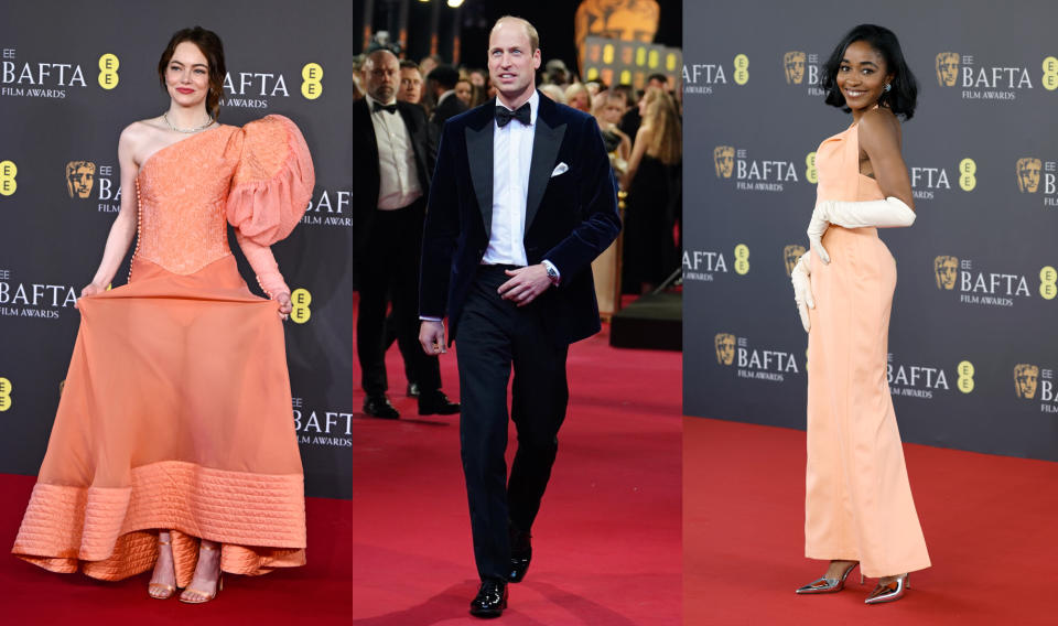 BAFTA Awards 2024 Red Carpet Arrivals and Shoe Moments, Live Updates, Margot Robbie, Prince William and Ayo Edebiri