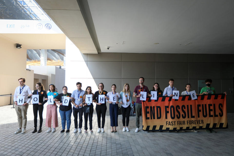 Climate summit to protest fossil fuels (Fadel Dawod / Getty Images)