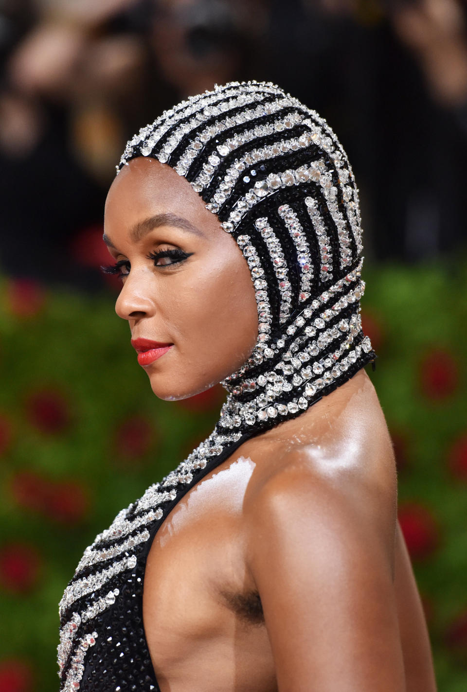 Janelle Monae attends the 2022 Costume Institute Benefit celebrating In America: An Anthology of Fashion at the Metropolitan Museum of Art on May 02, 2022, in New York City