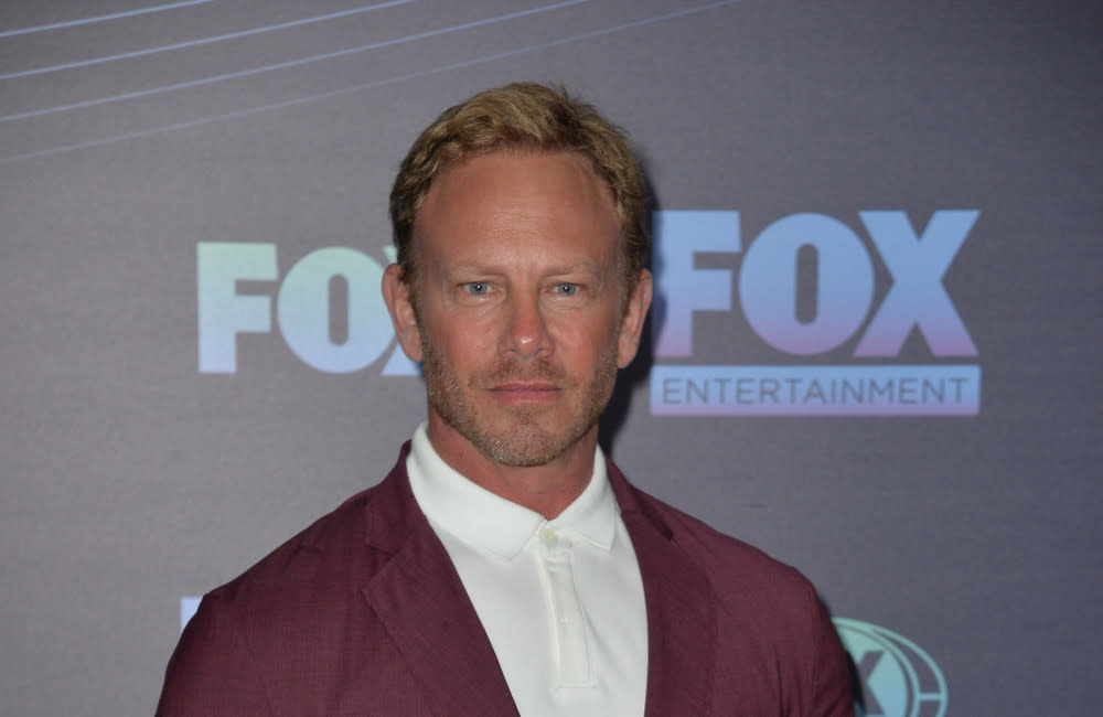 Ian Ziering was attacked by a group bikers in Hollywood on New Year's Eve credit:Bang Showbiz