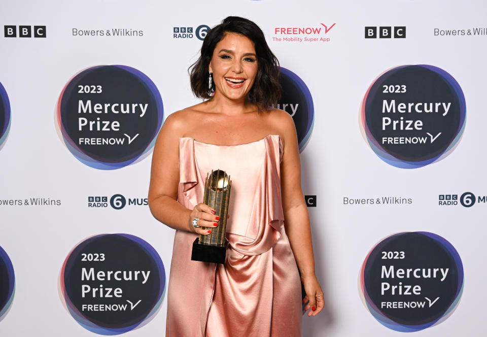 LONDON, ENGLAND - SEPTEMBER 07: (EDITORS NOTE: EDITORIAL USE ONLY. No publications devoted solely to artist.) Jessie Ware attends The Mercury Prize 2023 awards show at Eventim Apollo on September 07, 2023 in London, England. (Photo by Jeff Spicer/Getty Images)