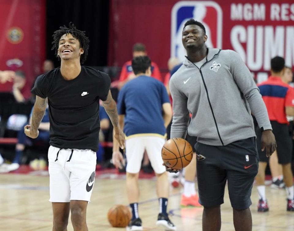 Ja Morant and Zion Williamson