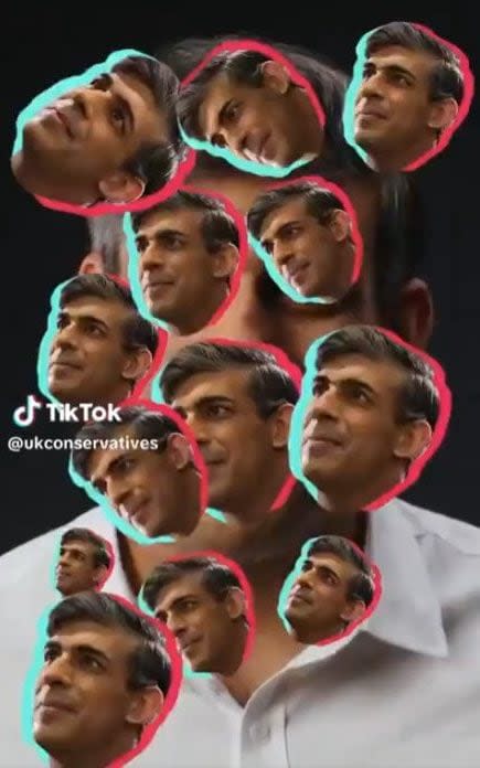 Rishi Sunak has posted his first TikTok video 2024 election