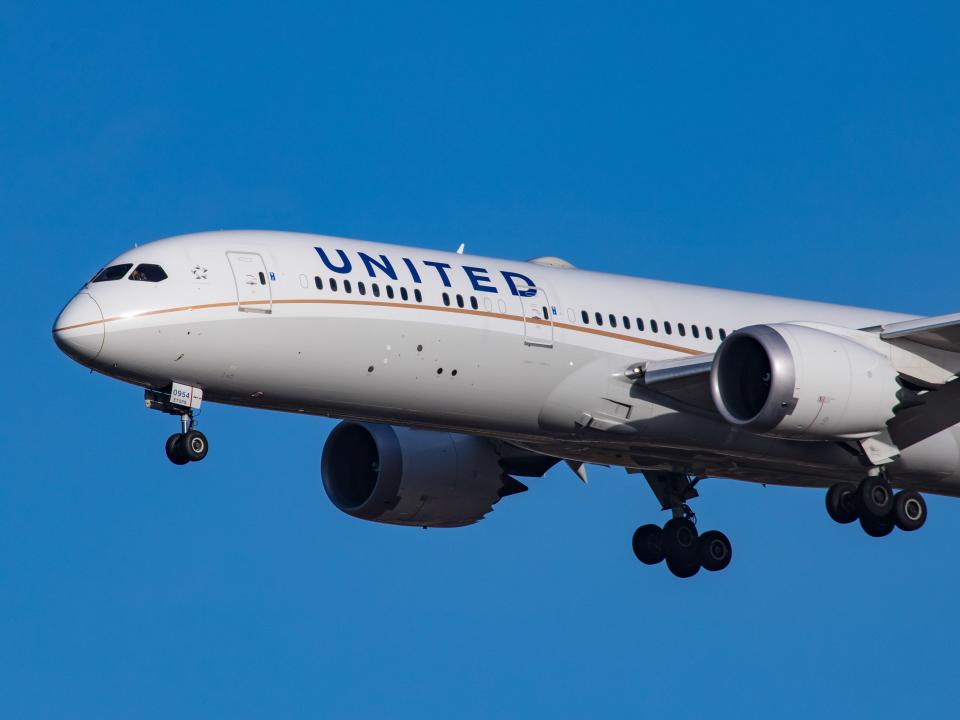 United Airlines Boeing 787 Dreamliner