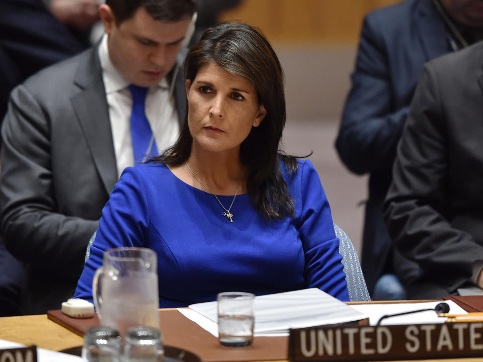 US to impose new sanctions on Russia in wake of Syria chemical attack, says UN ambassador Nikki Haley