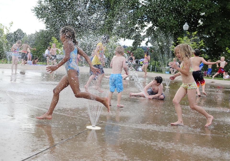 Spray fountains in Salem are open daily from 10 a.m. to 8 p.m. at Riverfront Park and River Road Park, and noon to 8 p.m. at Fairmount Park, Northgate Park, Wes Bennett Park, West Salem Park and Englewood Park throughout the summer.