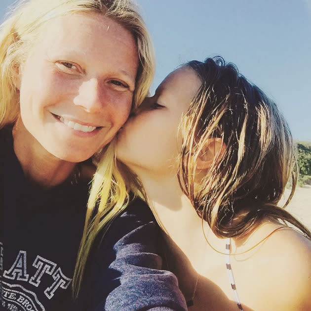 Gwyneth Paltrow and daughter Apple. Photo: Instagram