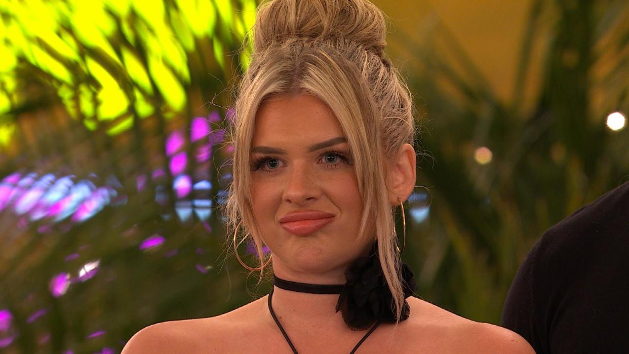 Picture of Love Island's Liberty who found herself in a 'situationship'. (ITV)