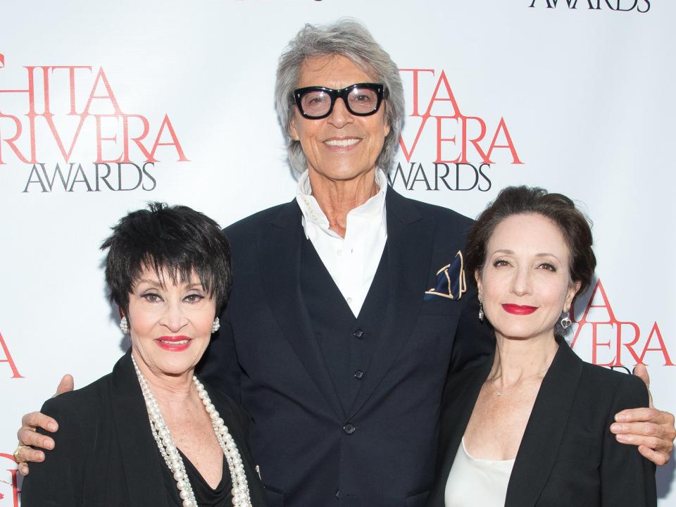 &ldquo;Our brains are just clicking, clicking and clicking," Tune said of his new show with Rivera (left, shown here with singer-actress Bebe Neuwirth). "We&rsquo;re kids again!&rdquo; (Photo: Mike Pont via Getty Images)