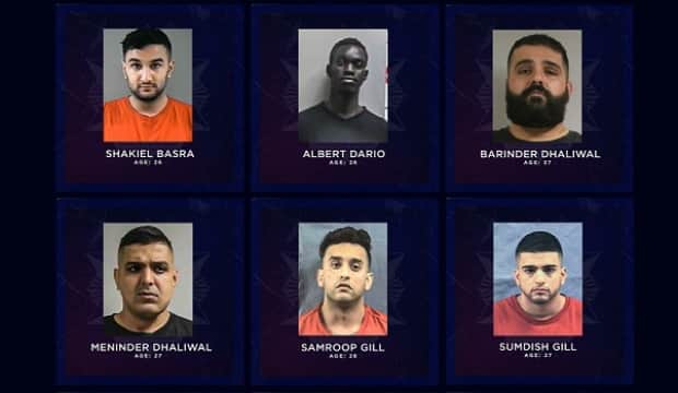 The Combined Forces Special Enforcement Unit of B.C. has issued a public warning about 11 men who are involved in the Lower Mainland's gang conflict. (CFSEU B.C. - image credit)