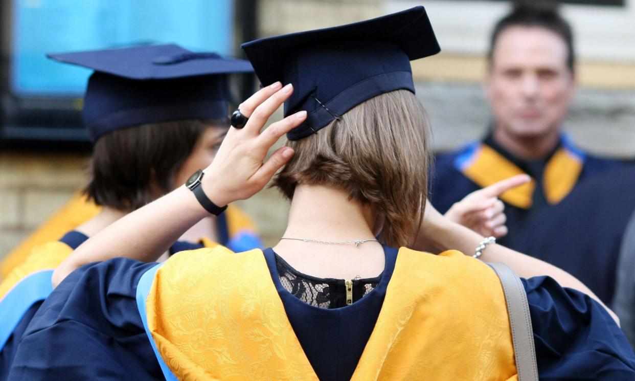 <span>More than 30% of graduates aged 21-30 were in non-graduate work or unemployed last year.</span><span>Photograph: Chris Radburn/PA</span>