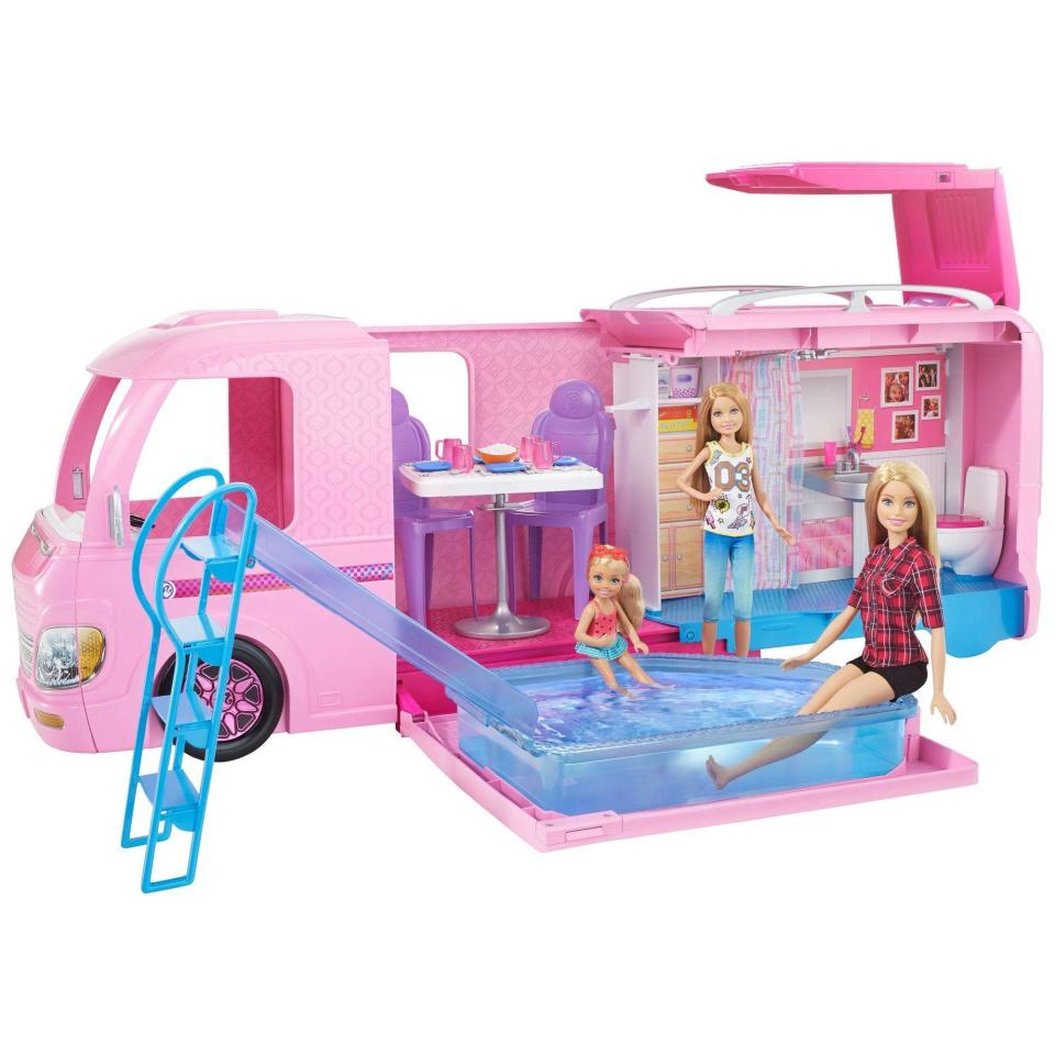 5) Barbie DreamCamper Playset