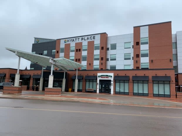 The Hyatt Place in Moncton is one of five hotels across the province that have travelers isolating. 