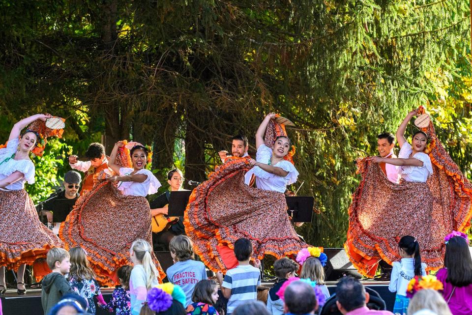 The annual Dia de Los Muertos celebrations at Caramoor in Katonah.