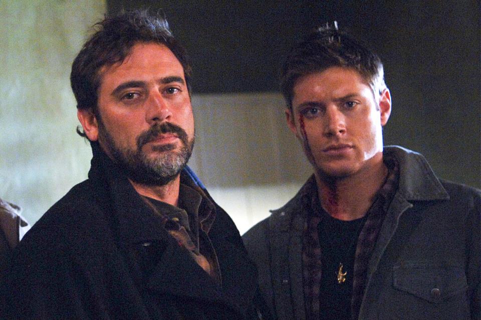 Jeffrey Dean Morgan and Jensen Ackles on 'Supernatural'