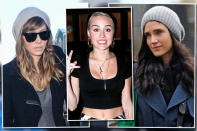 Miley Cyrus, Jessica Biel und Jennifer Connelly lassen sich ihre Frisur nicht von Wintermützen versauen – sie wählen lieber gleich die perfekte Beanie-Frise! Und was die Stars können, können Sie schon lange. (Bilder: Getty Images, WENN)