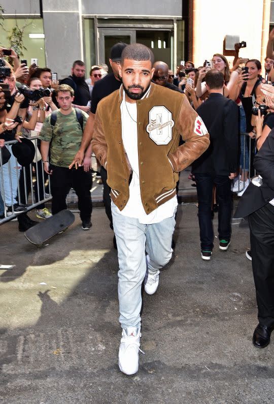 Drake au défilé Yeezy le 16 septembre 2015 à New-York.