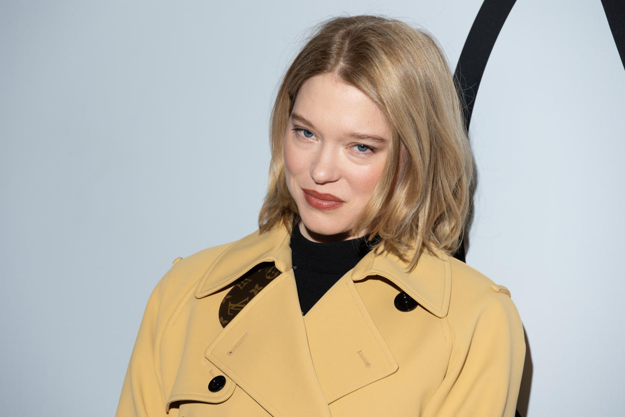 PARIS, FRANCE - MARCH 06: (EDITORIAL USE ONLY - For Non-Editorial use please seek approval from Fashion House) Lea Seydoux attends the Louis Vuitton Womenswear Fall Winter 2023-2024 show as part of Paris Fashion Week at Orsay Museum on March 06, 2023 in Paris, France. (Photo by Marc Piasecki/WireImage)