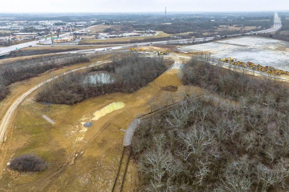 The Urban County Planning Commission is considering a zone change for a 6,500 seat soccer stadium for Lexington Sporting Club. The property is located behind the Speedway on Athens-Boonesboro Road by Interstate 75. Ryan C. Hermens/rhermens@herald-leader.com