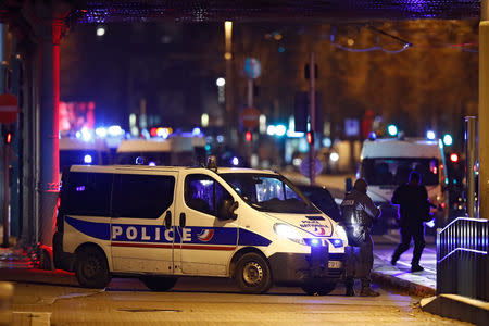 French special police forces secure an area during a police operation in the Meinau district after the deadly shooting in Strasbourg, France, December 13, 2018. REUTERS/Christian Hartmann