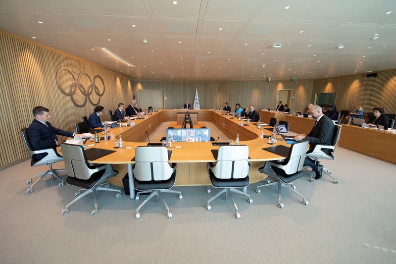 IOC Executive Board Meeting at Olympic House in Lausanne