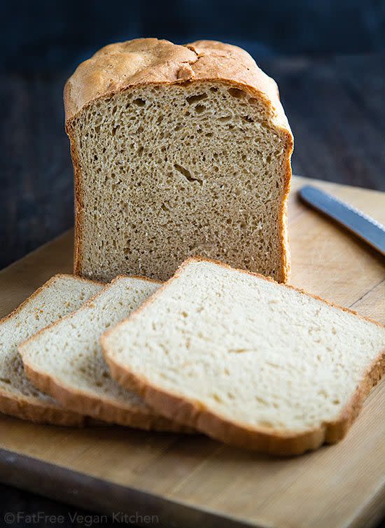 Fat-Free Whole Wheat Bread for Bread Machines