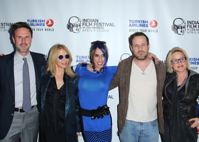 <p>Paul Archuleta/FilmMagic</p> David Arquette, Rosanna Arquette, Alexis Arquette, Richmond Arquette and Patricia Arquette posing