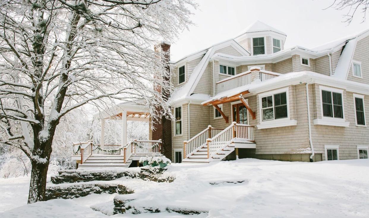 snow home exterior