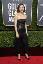 <p>Maggie Gyllenhaal, nominated as Best Actress in a TV Drama for <em>The Deuce</em>, attends the 75th Annual Golden Globe Awards at the Beverly Hilton Hotel in Beverly Hills, Calif., on Jan. 7, 2018. (Photo: Steve Granitz/WireImag </p>