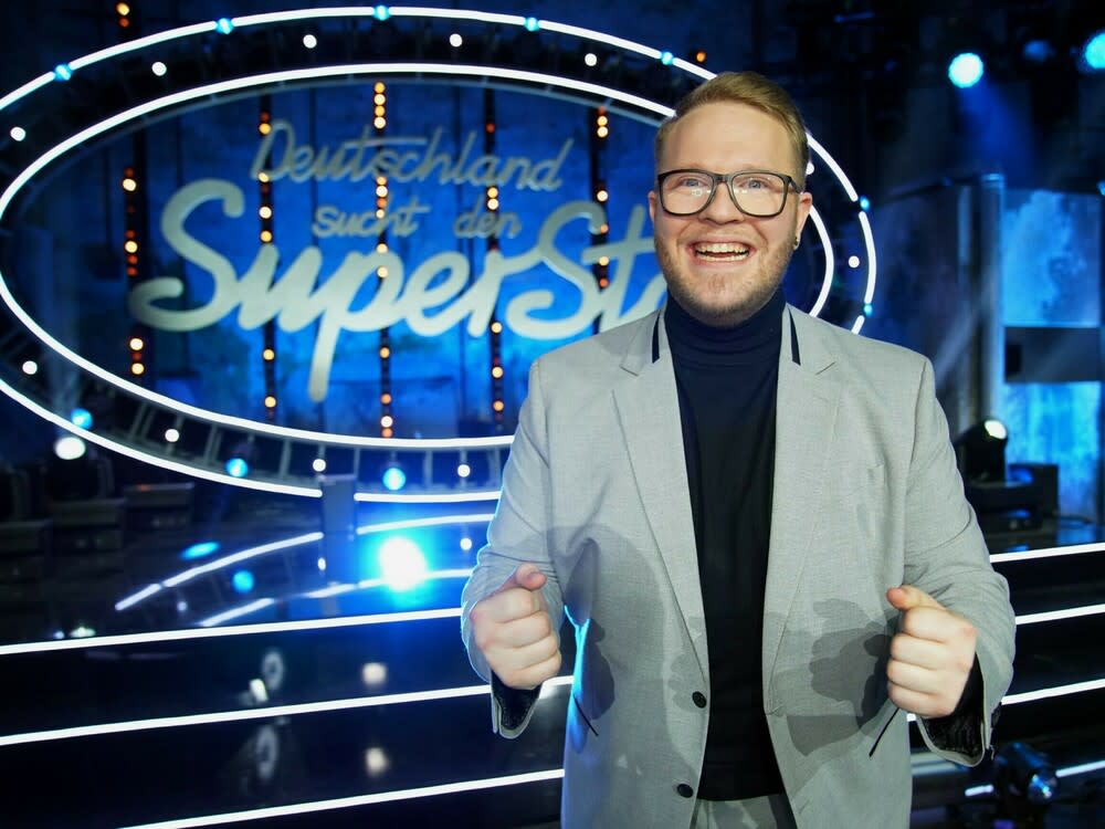 Jan-Marten Block setzte sich im "DSDS"-Finale gegen drei verbliebene Konkurrenten durch. (Bild: TVNOW / Stefan Gregorowius)