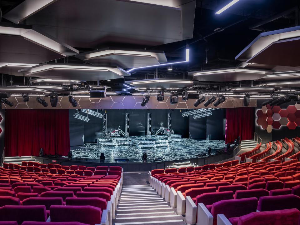 Theatre on board the MSC Europa.