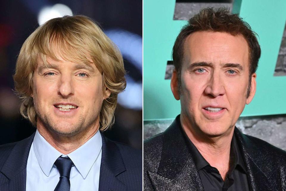 <p>gety (2)</p> Owen Wilson and Nicolas Cage