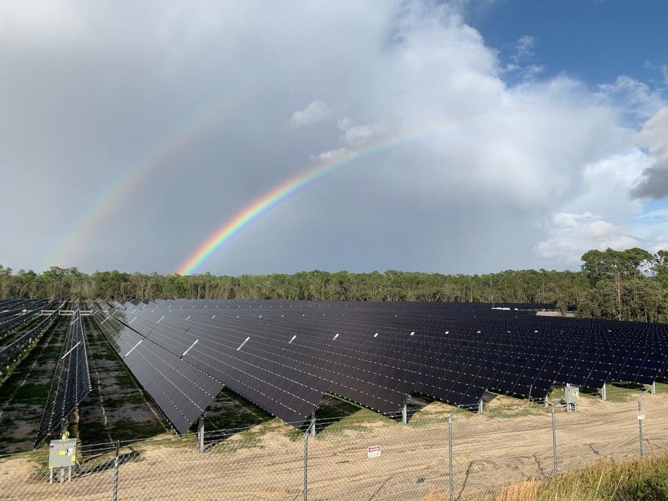 This is an Origis Energy solar project in Orange County that is similar in size to the one the company wants to put up in Alachua County