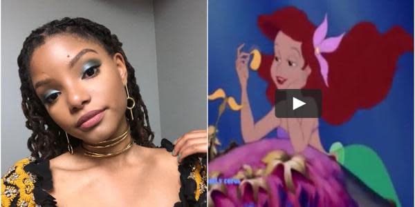 Disney sorprende y elige a Halle Bailey como la nueva Sirenita