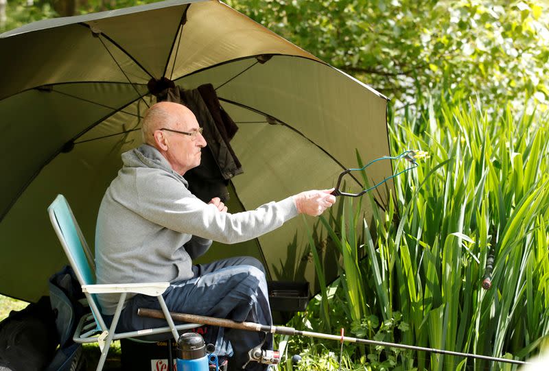 FILE PHOTO: Outbreak of the coronavirus disease (COVID-19) in Milton Keynes