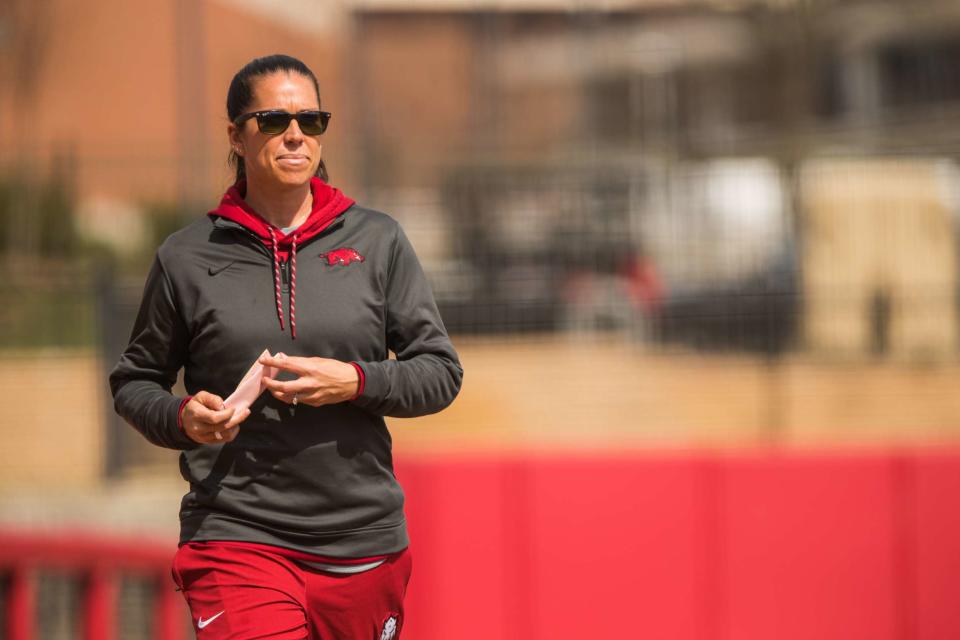 Arkansas softball faces Missouri this afternoon in the SEC Tournament.